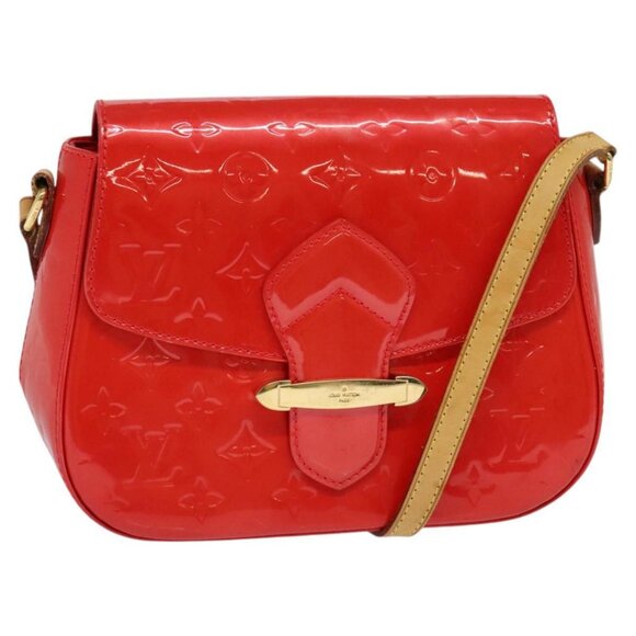 LOUIS VUITTON Vernis Bell Flower GM Bag Rouge Grunadine - Picture 1 of 16